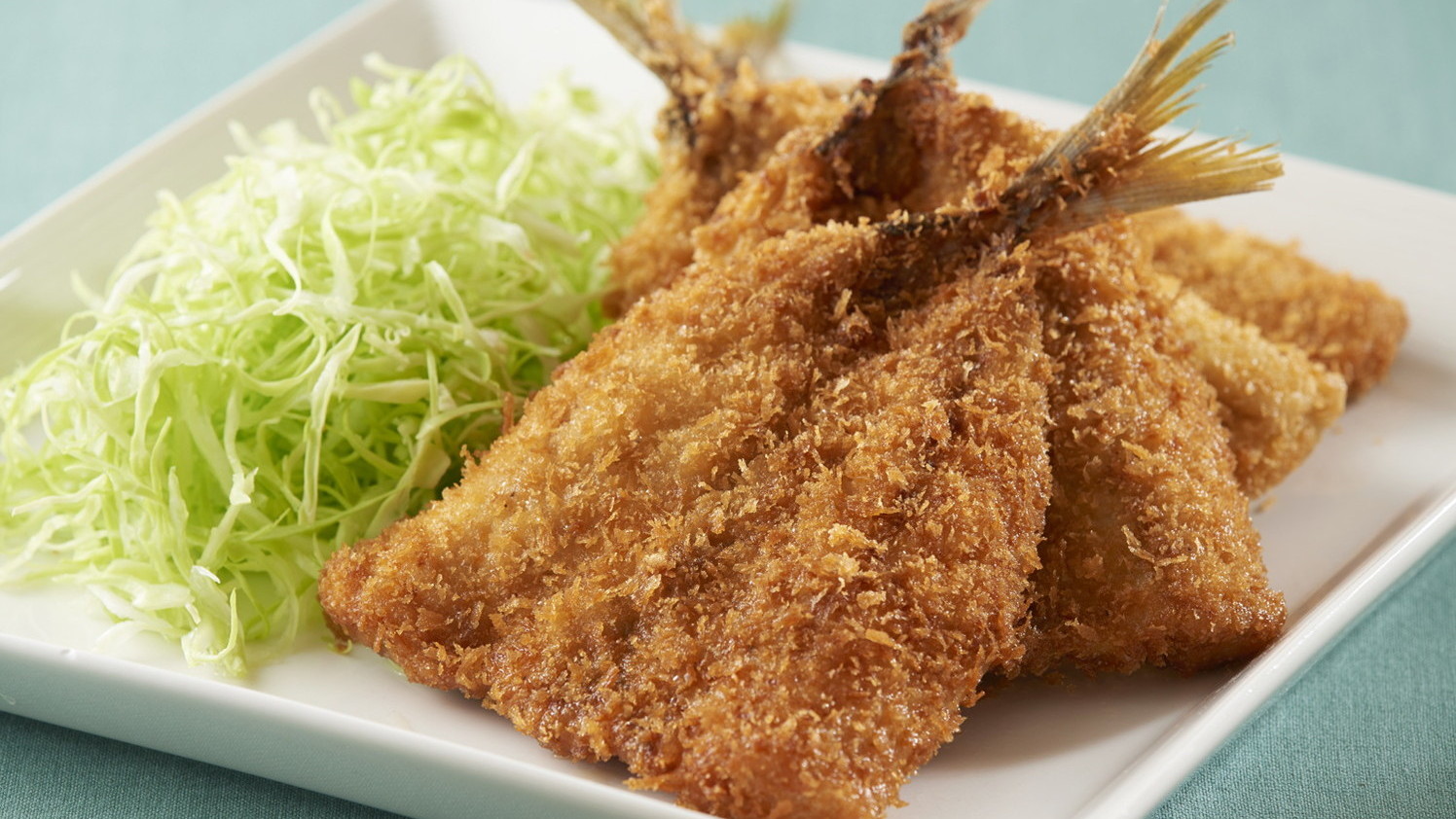 Deep fried Aji fish